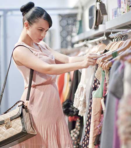woman shopping